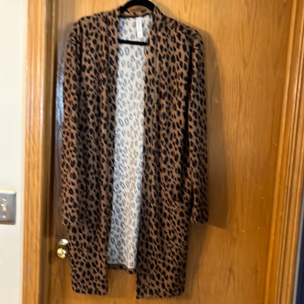Leopard cardigan